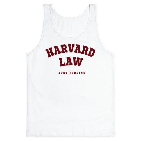Harvard Law JK Tank Top